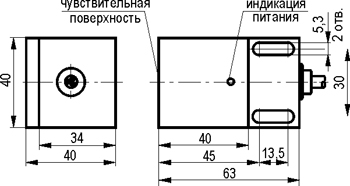 Габариты ISAN I131P-32P-25-P